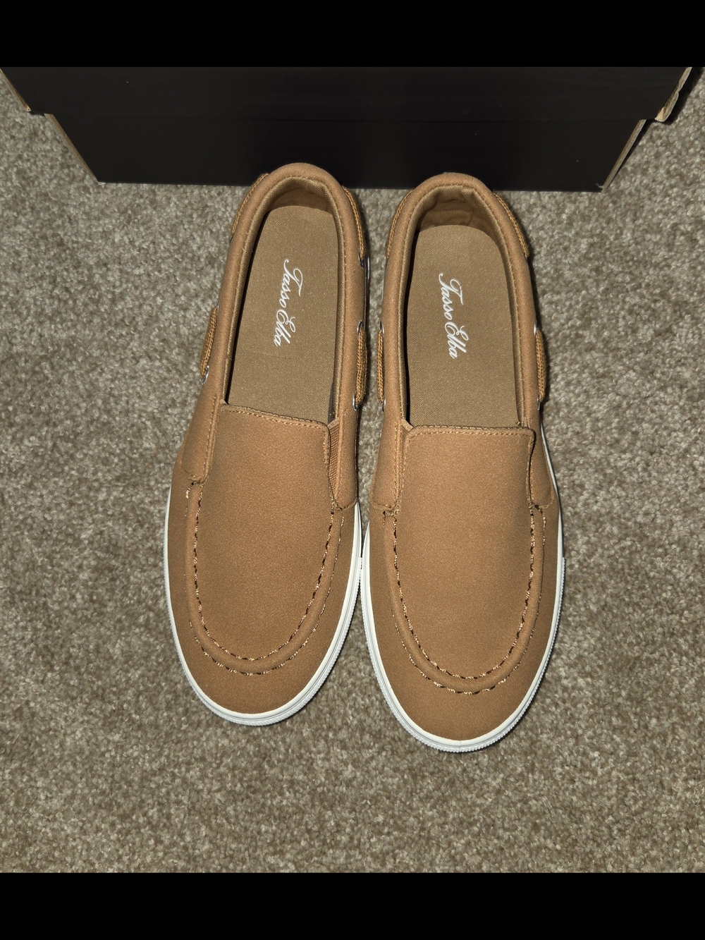 Tasso Elba Kids Brown Slip-On Casual Shoes